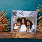 Zeemeermin Crew | Paarse Chic Vrienden Foto Fotoplaat (Zijkant)