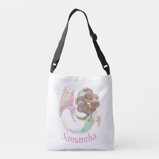 zeemeermin crossbody tas (Achterkant)