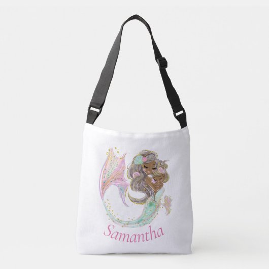 zeemeermin crossbody tas (Voorkant)