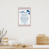 Zeemeermin: De dromer van de oceaan Poster (Keuken)