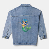 Zeemeermin Denim Jacket (Achterkant)