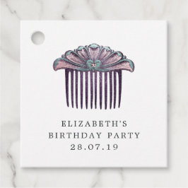 Zeemeermin Diamant Kant Bedankjes Labels