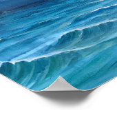 Zeemeermin die verzendservice volgt op Stormy-Zee Poster (Hoek)