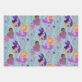 Zeemeermin Diversity inpakpapier Vel