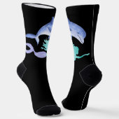 Zeemeermin, Dolfijn Sokken (Gebogen)