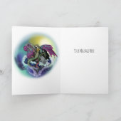 Zeemeermin&Dolfijn~wenskaart Kaart (Binnen)