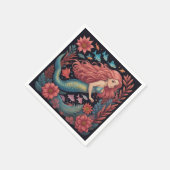 Zeemeermin donkere oceaan servet (Hoek)