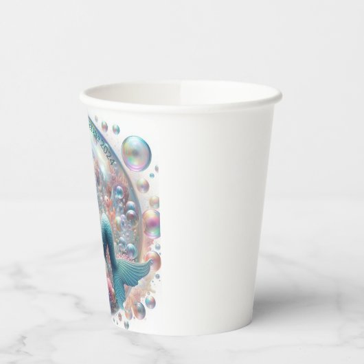 Zeemeermin doop papieren bekers (Links)