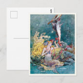  Zeemeermin door Charles Folkard Briefkaart (Voorkant / Achterkant)