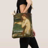 Zeemeermin door John William Waterhouse Tote Bag (Dichtbij)