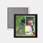 Zeemeermin door Koloman Moser met foto Magneet (Voorkant / Achterkant)