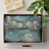 ZEEMEERMIN DOOR MAANLICHT DECOUPAGE TISSUEPAPIER (Geschenk)