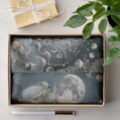 ZEEMEERMIN DOOR MAANLICHT DECOUPAGE TISSUEPAPIER (Geschenk)