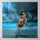 Zeemeermin door Wallace Poster (Voorkant)