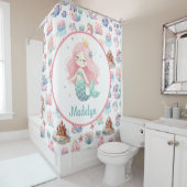 Zeemeermin Douchegordijn Zeemeermin Badkamer Decor (In situ)