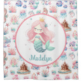 Zeemeermin Douchegordijn Zeemeermin Badkamer Decor (Voorkant)