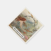 zeemeermin Dover onder het Zee Custom Party Servet (Hoek)