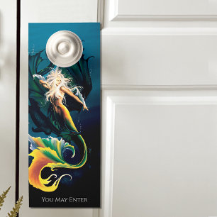 Zeemeermin Dragon Fantasy Blue Deurhanger