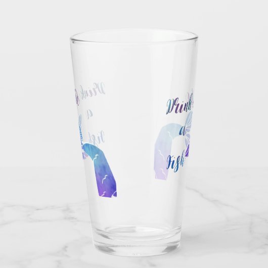 Zeemeermin Drink als een visglazen pluim Glas (Links)