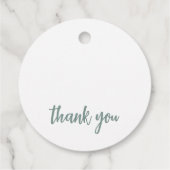 Zeemeermin dromen Kinder Bedankjes Labels (Achterkant)