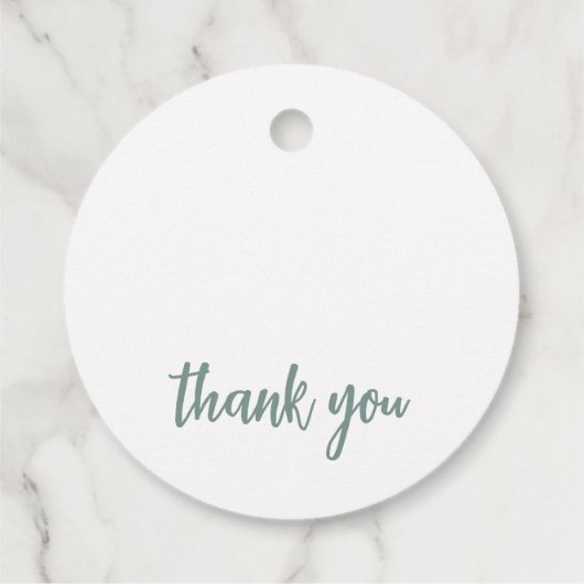 Zeemeermin dromen Kinder Bedankjes Labels (Achterkant)