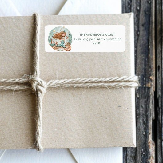 Zeemeermin dromen Kinder Etiket