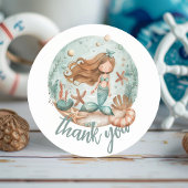 Zeemeermin dromen Kinder Ronde Sticker