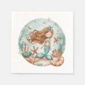 Zeemeermin dromen Kinder Servet (Voorkant)