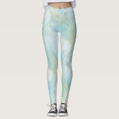 Zeemeermin Droompatroon Leggings (Voorkant)
