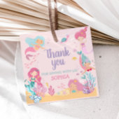 Zeemeermin Duik In Het Vijf Verjaardags Feestplein Bedankjes Labels