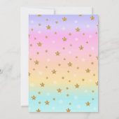 Zeemeermin & Eenhoorn Bedankt Card Kaart (Achterkant)