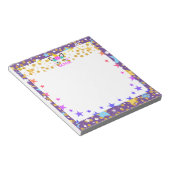 Zeemeermin Eenhoorn Gepersonaliseerde Kinder Notitieblok (Schuin)