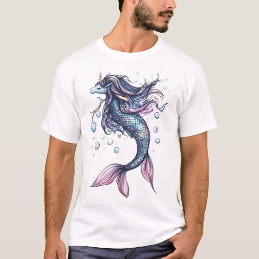 Zeemeermin Eenhoorn Hybride (1) T-shirt (Voorkant)