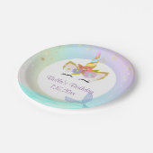 Zeemeermin Eenhoorn Papier Borden Papieren Bordje (Gekanteld)