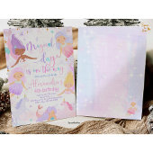 Zeemeermin & Eenhoorn Verjaardagsfeest Uitnodiging