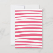 Zeemeermin Eerste Verjaardag Bedankkaart (Achterkant)