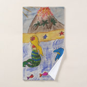 Zeemeermin Eiland Handdoek Set (Handdoek)
