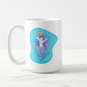 Zeemeermin en Anker Koffiemok