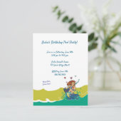 Zeemeermin en Baby Dolfijn Briefkaart (Staand voorkant)