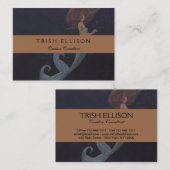 Zeemeermin en blauwe vis Visitekaartje (Voorkant / Achterkant)