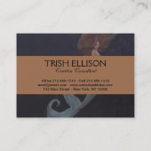 Zeemeermin en blauwe vis Visitekaartje (Achterkant)