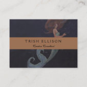 Zeemeermin en blauwe vis Visitekaartje (Voorkant)