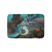 Zeemeermin en Dolfijn Onder het Zee Badmat (Voorkant)