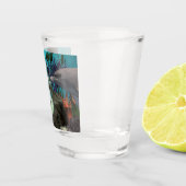 Zeemeermin en Dolfijn Onder het Zee Shot Glas (Rechts)