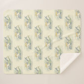  zeemeermin en dolfijn sherpa deken (Voorkant (horizontaal))