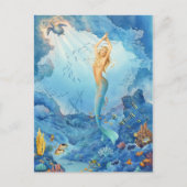 Zeemeermin en dolfijnen door Scot Howden Briefkaart (Voorkant)