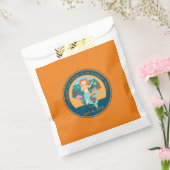 Zeemeermin en dolfijnen tijdens het verjaardagsfee bedankzakje (Gezegeld)