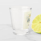 Zeemeermin en Dolphin Nautical met naam Shot Glas (Links)