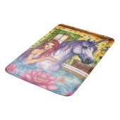 Zeemeermin en eenhoorn badfantasie badmat (Gekanteld)