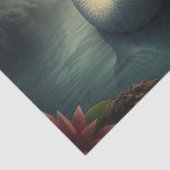 Zeemeermin en haar schildpadvriend bezoeken de gro tissuepapier (Detail)